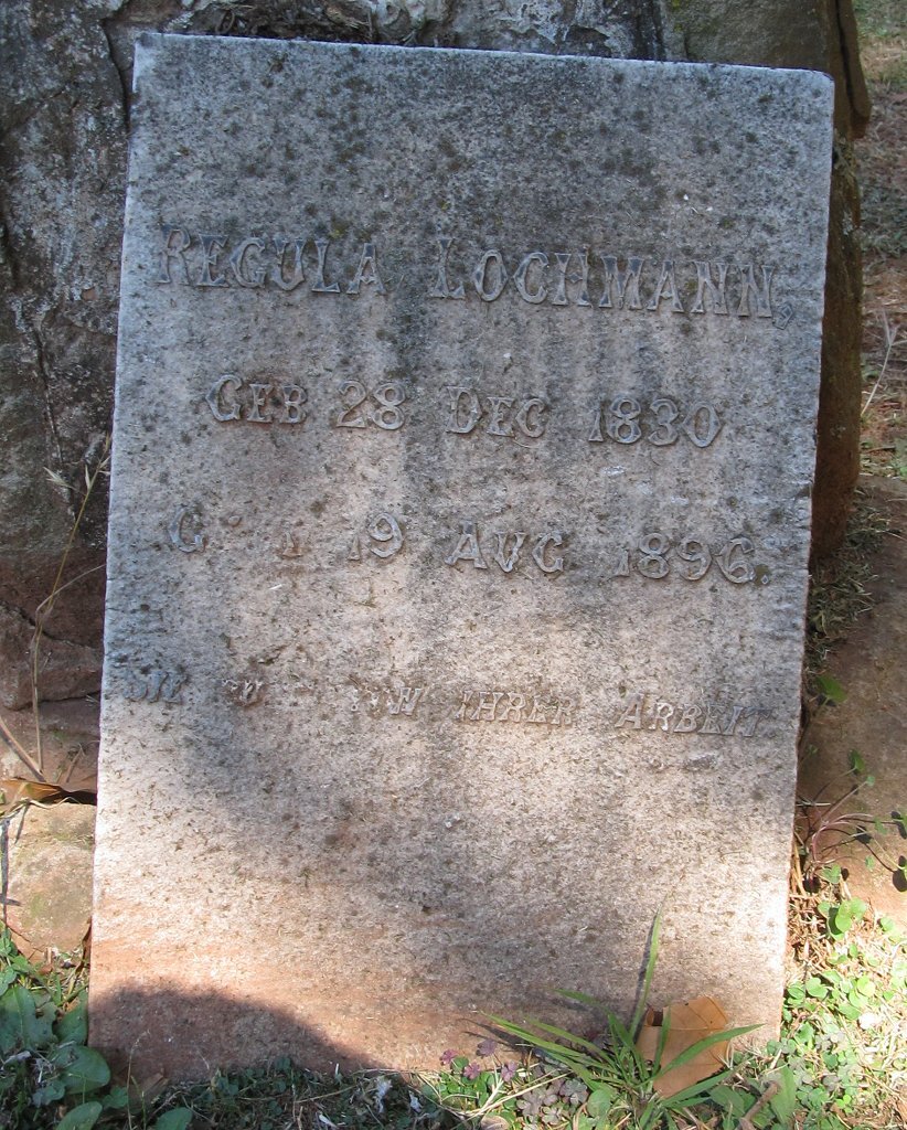 LOCHMANN Regula 1830-1896