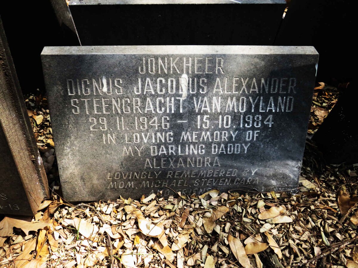 MOYLAND Dignus Jacobus Alexander Steengracht, van 1946-1984