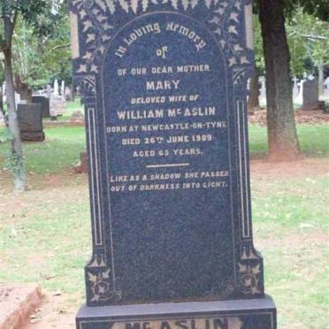 McASLIN Mary -1909
