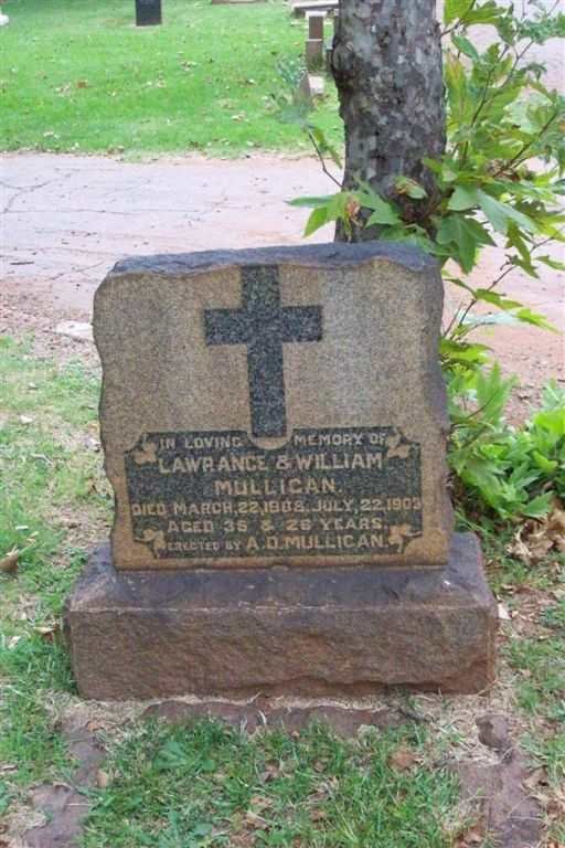 MULLIGAN Lawrence -1908 :: MULLIGAN William  -1903