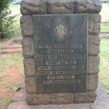 MANSFIELD Robert -1914