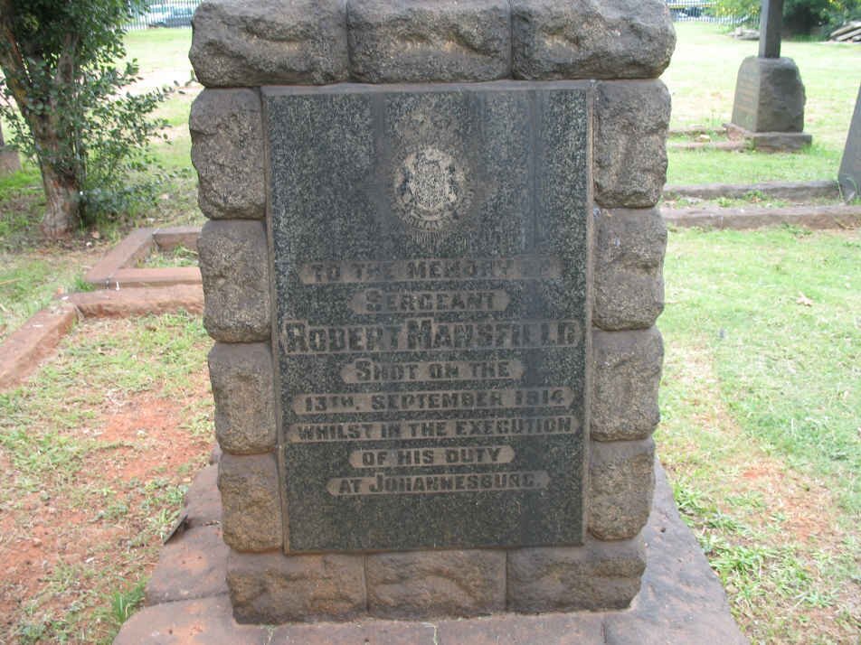 MANSFIELD Robert -1914