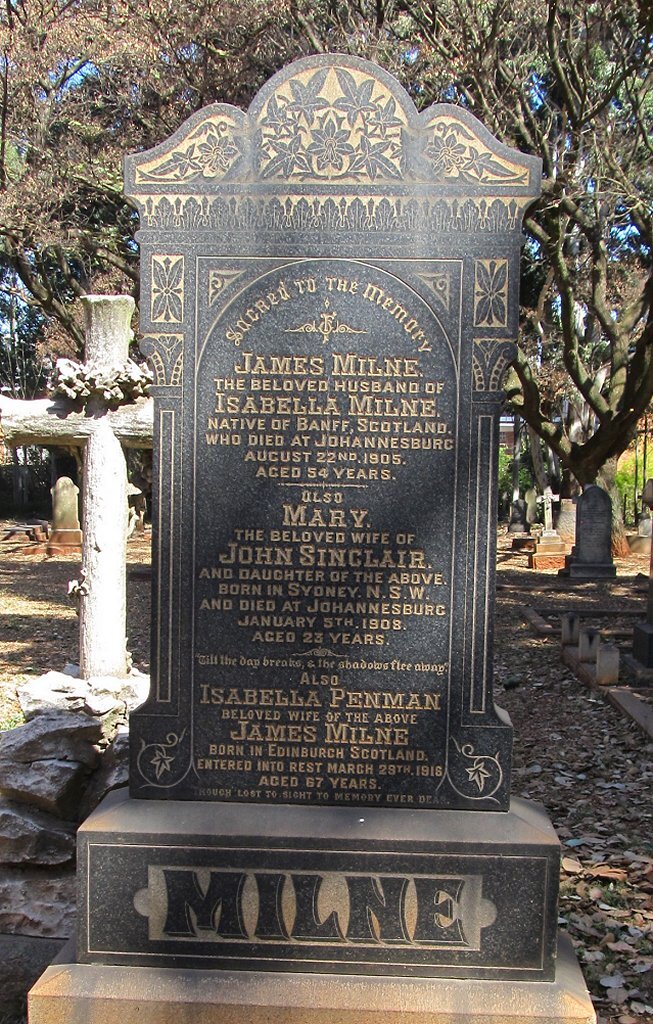 MILNE James -1905 &amp; Isablla PENMAN -1918 :: SINCLAIR Mary nee MILNE -1908