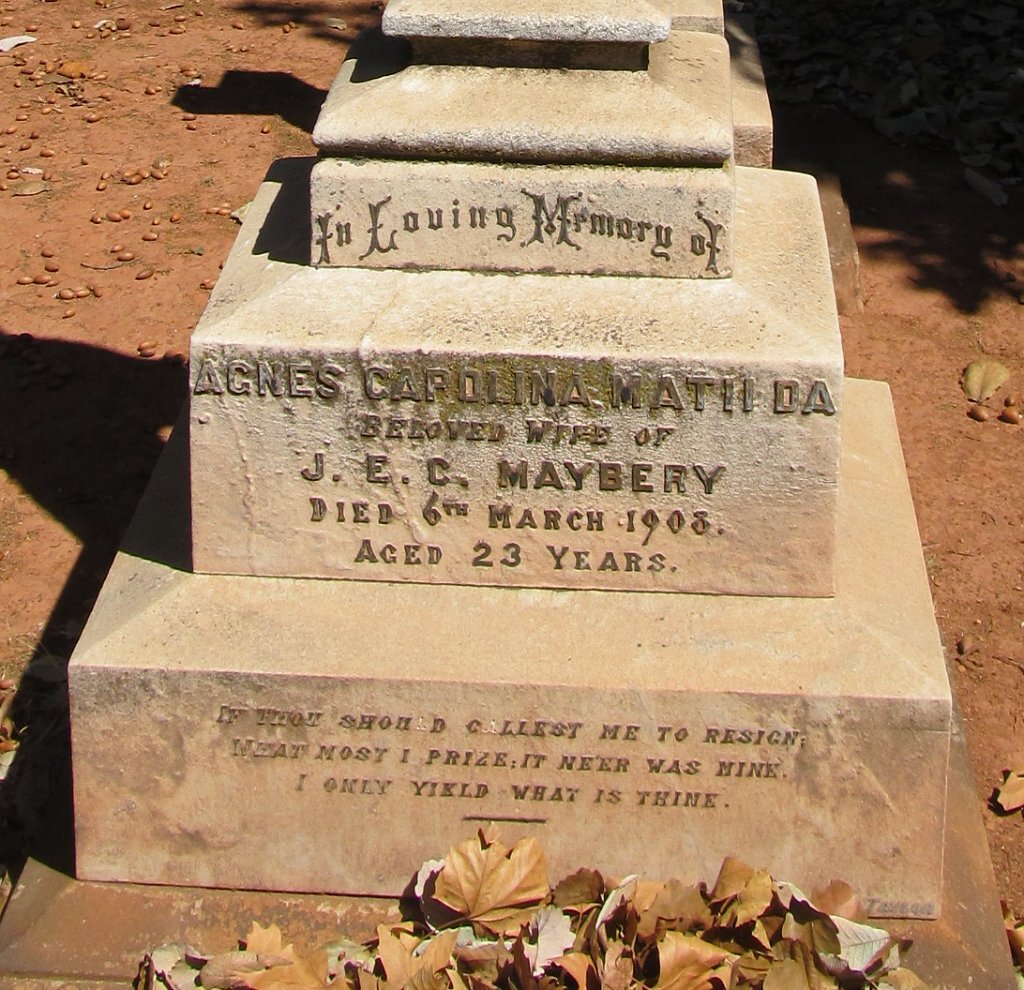 MAYBERY Agnes Carolina Matilda -1908