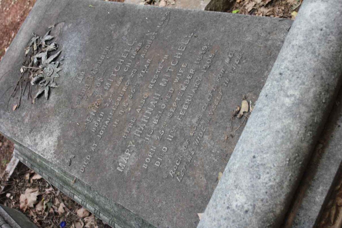 MITCHELL Henry 1838-1892 &amp; Mary Hannah 1839-1909