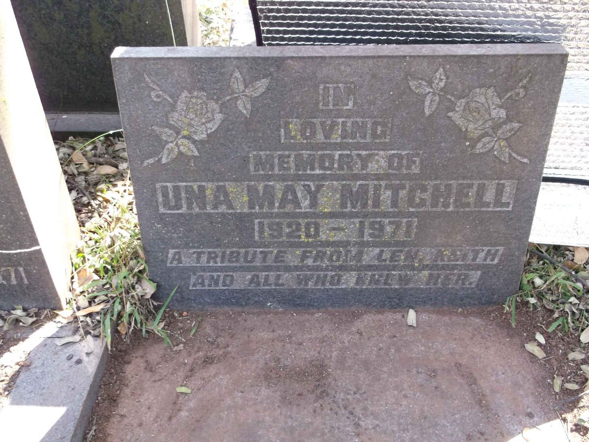 MITCHELL Una May 1920-1971