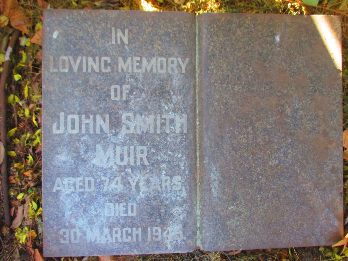 MUIR John Smith  -1945
