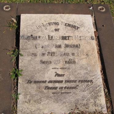 MEIRING Magdalena Elizabeth nee VAN BREDA -19??