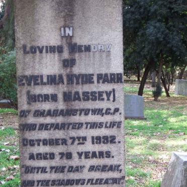 PARR Evelina Hyde nee MASSEY -1932