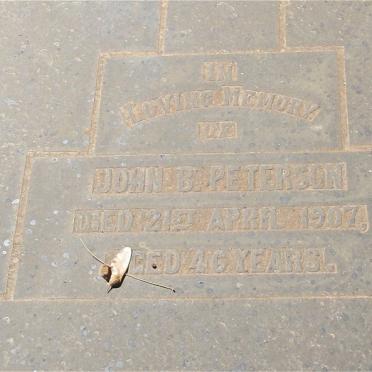 PETERSON John B. -1907