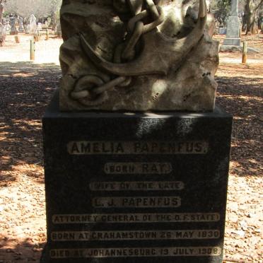 PAPENFUS Amelia nee RAY 1830-1908