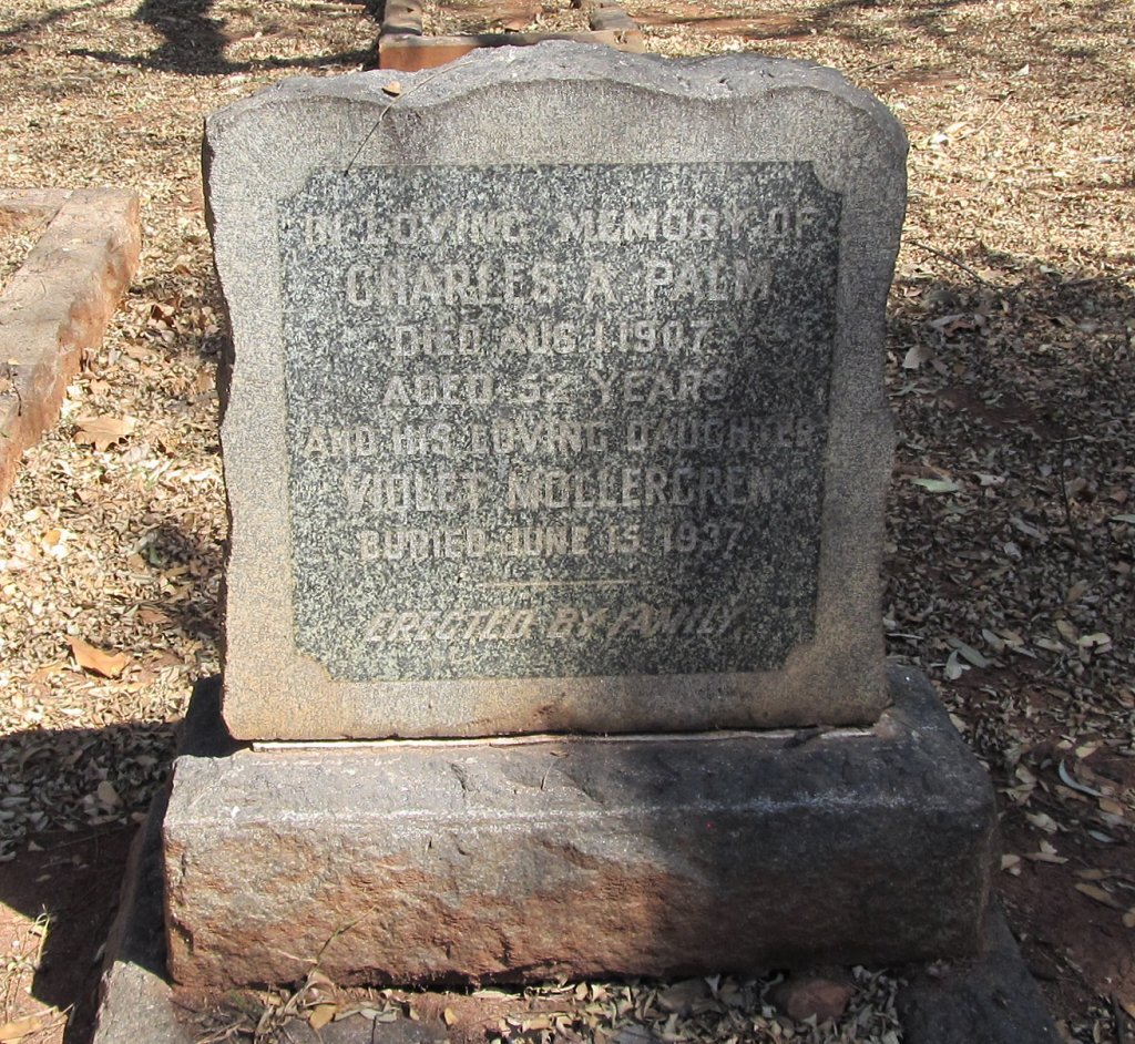 PALM Charles A. -1907 :: MOLLERGREN Violet nee PALM -1937
