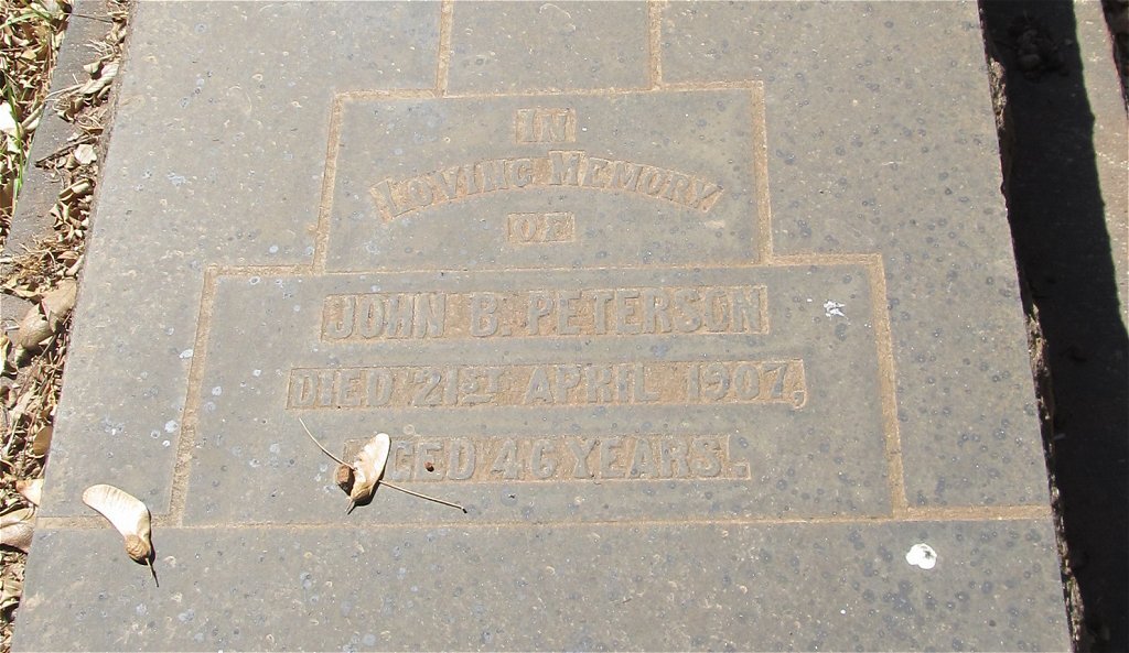PETERSON John B. -1907
