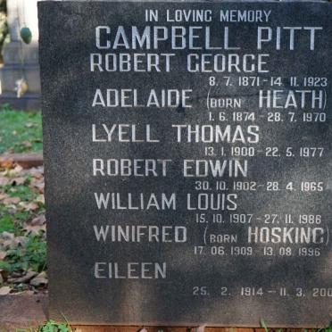 PITT :: CAMPBELL :: HEATH :: HOSKING