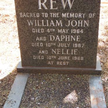 REW William John -1964 :: REW Daphne -1967 :: REW Nellie -1968