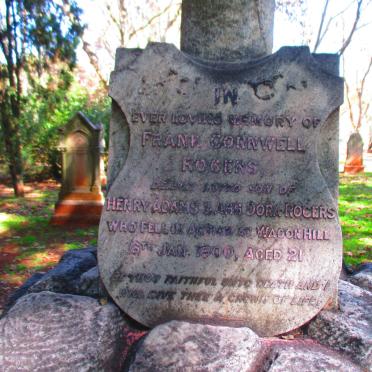 ROGERS Frank Cornwell -1900