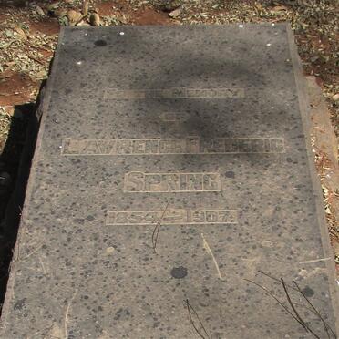 SPRING Lawrence Frederic 1854-1907