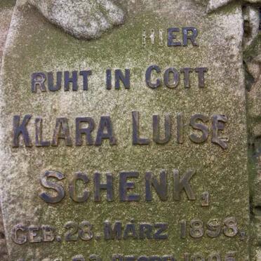 SCHENK Klara Luise 1898-1905