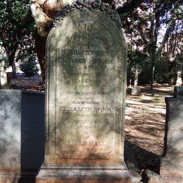 SPINK Christopher Peirson -1905 &amp; Elizabeth -1935 :: HALL James -1923