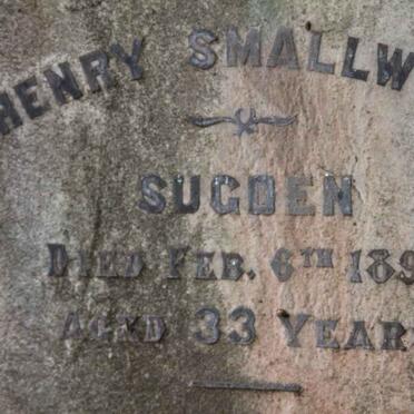 SUGDEN Henry Smallwood -1890