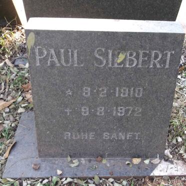SIEBERT Paul 1910-1972