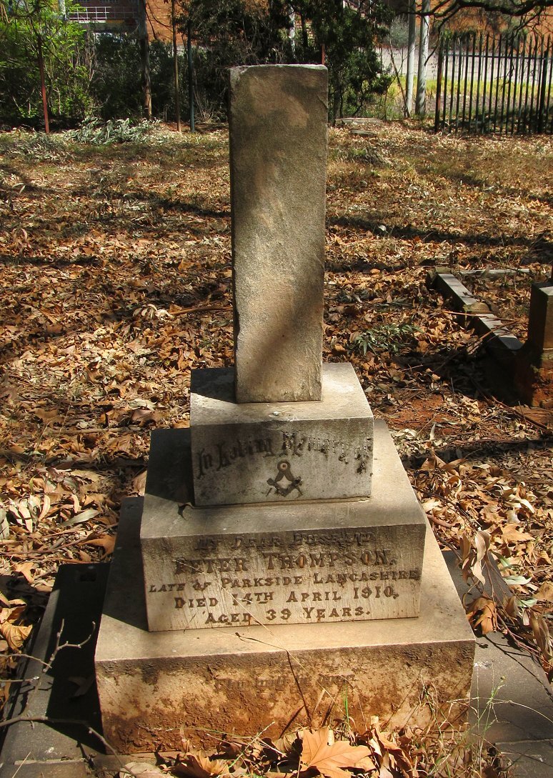 THOMPSON Peter -1910