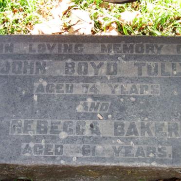 TULLY John Boyd :: BAKER Rebecca