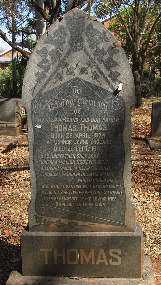 THOMAS Thomas 1874-1941