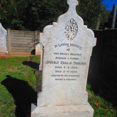 TAVARIA Jivanji Edalji 1868-1920