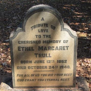 TRULL Ethel Margaret 1862-1940
