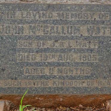 WATT John McCullum -1905