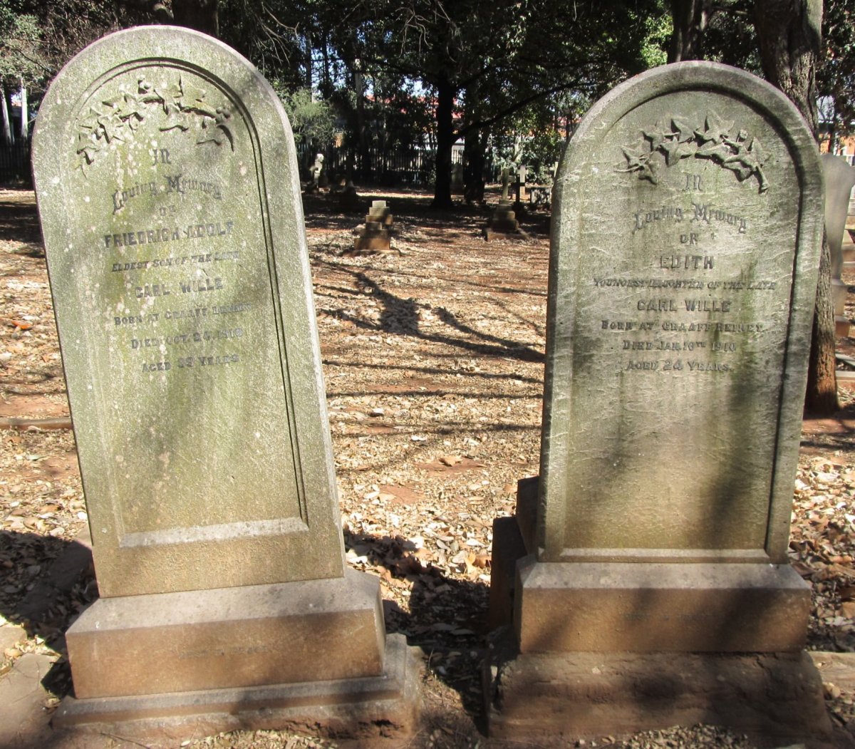 WILLE Friedrick Adolf -1918 :: WILLE Edith -1910