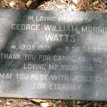 WATTS George William Morris 1909-2000