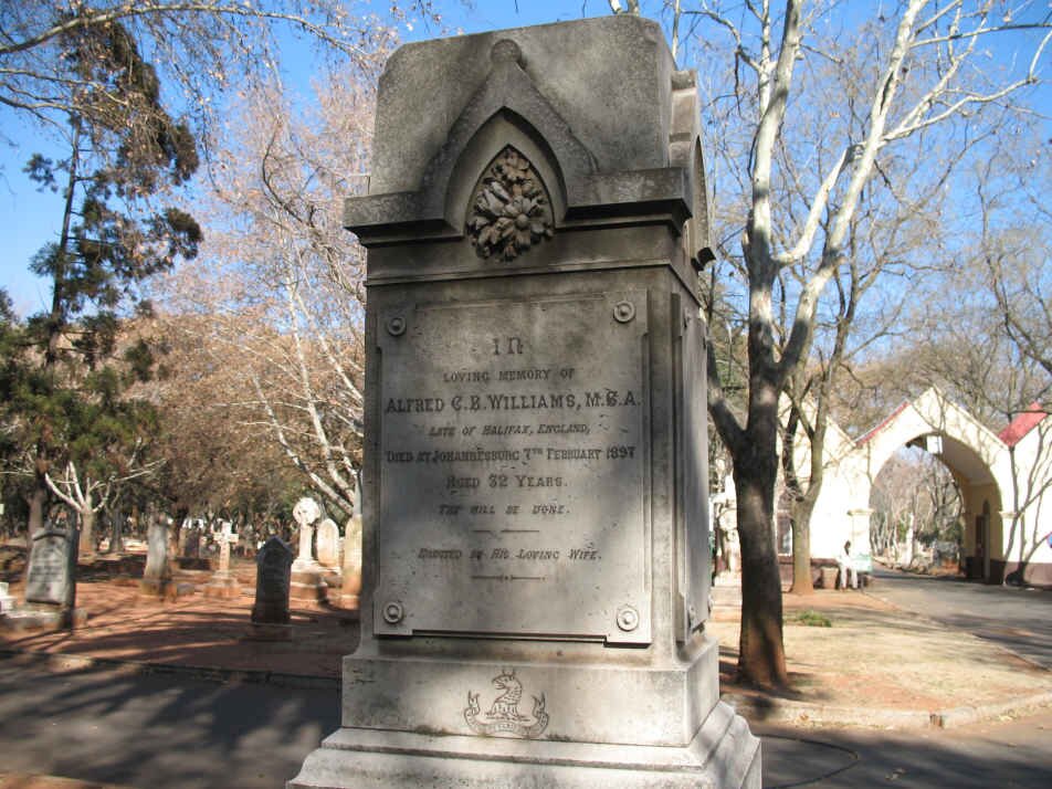 WILLIAMS Alfred C.B. -1897