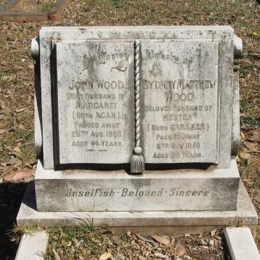 WOOD John -1906 :: WOOD Sydney Matthew -1950