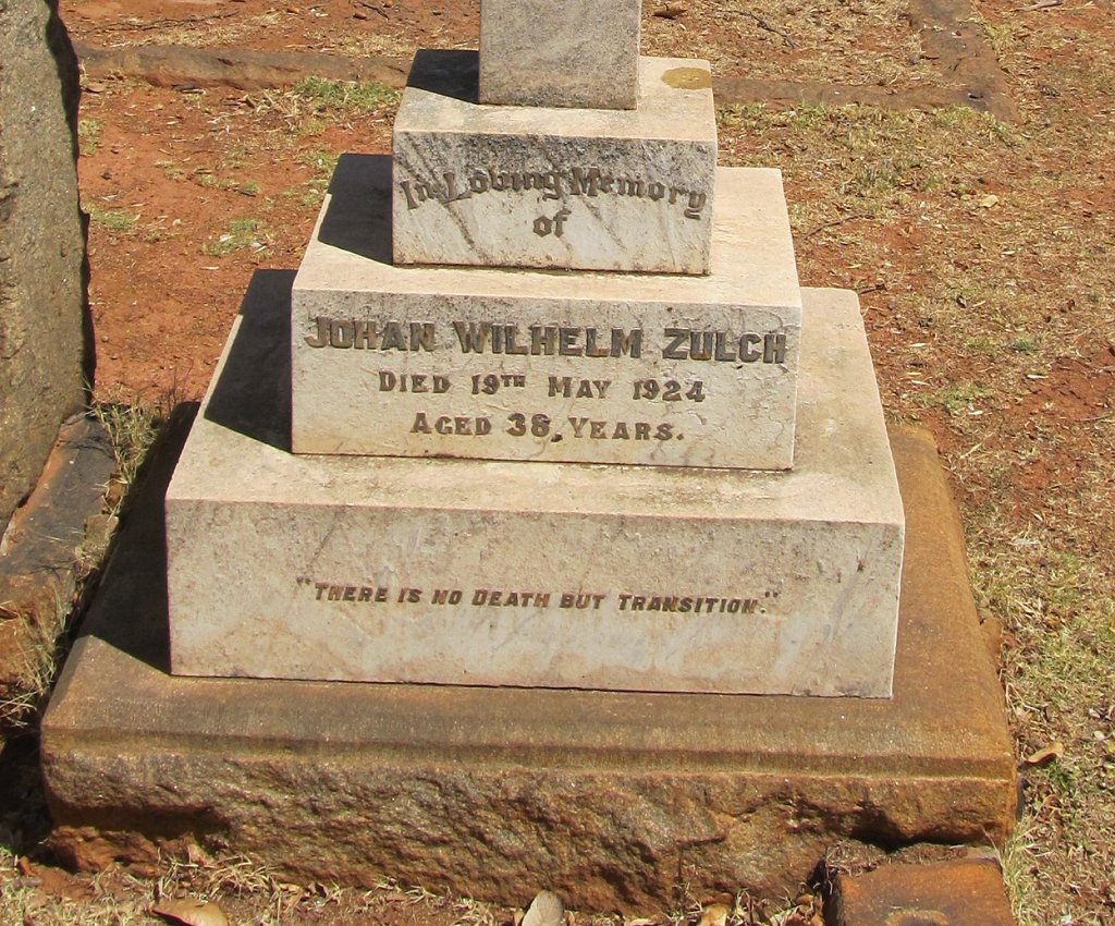 ZULCH Johan Wilhelm -1924