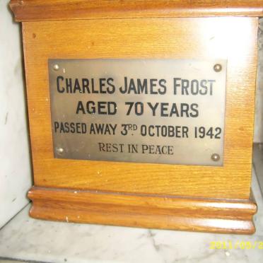 FROST Charles James -1942