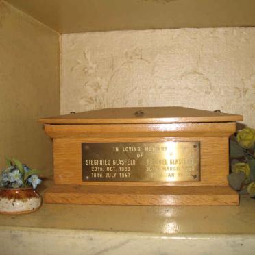 GLASFELD Siegfried 1883-1947 &amp; Friedel 1889-1960