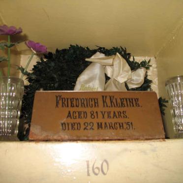 KLEINE Friedrich K. -1951