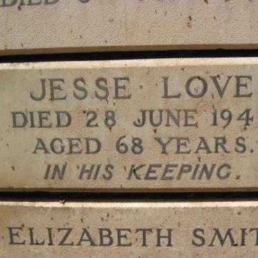LOVE Jesse -1949 :: SMITH Elizabeth