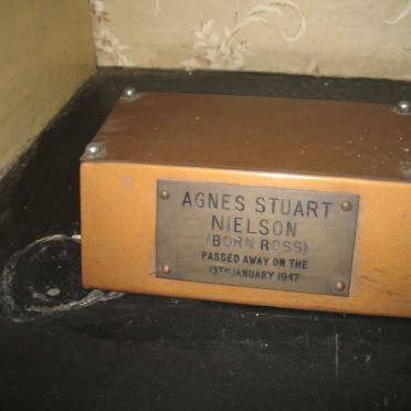 NIELSON Agnes Stuart nee ROSS -1947