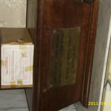 TULLOCH James 1874-1971 &amp; Jane 1878-1939 :: TULLOCH James Laurence -1996