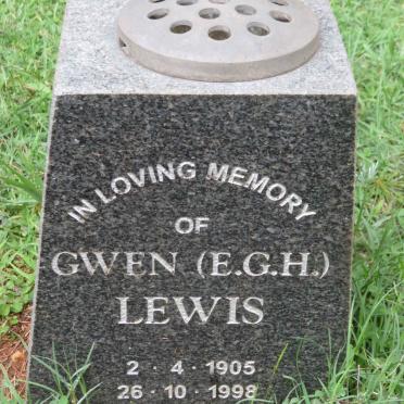 LEWIS E.G.H. 1905-1998