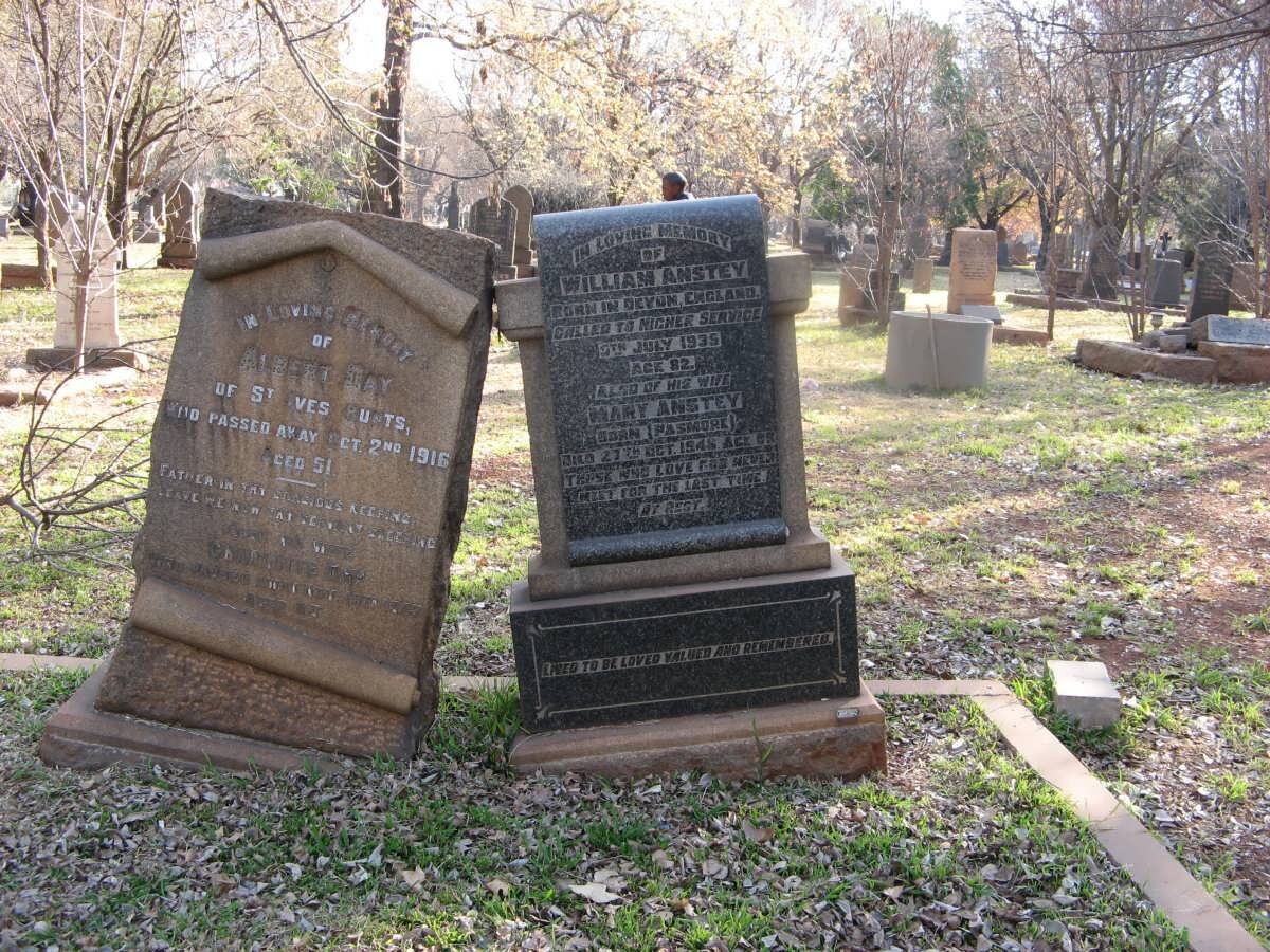 ANTSTEY William -1935 &amp; Mary PASMORE -1948 :: DAY Albert -1916