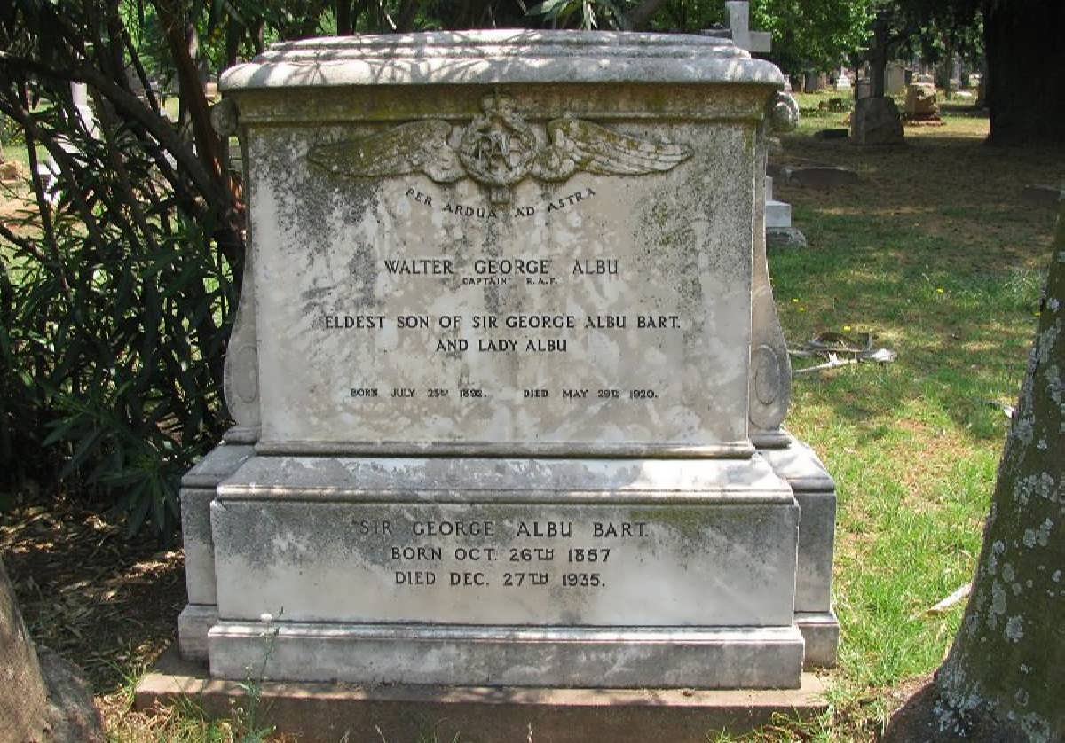 ALBU Walter George 1892-1920 :: ALBU Sir George 1857-1935