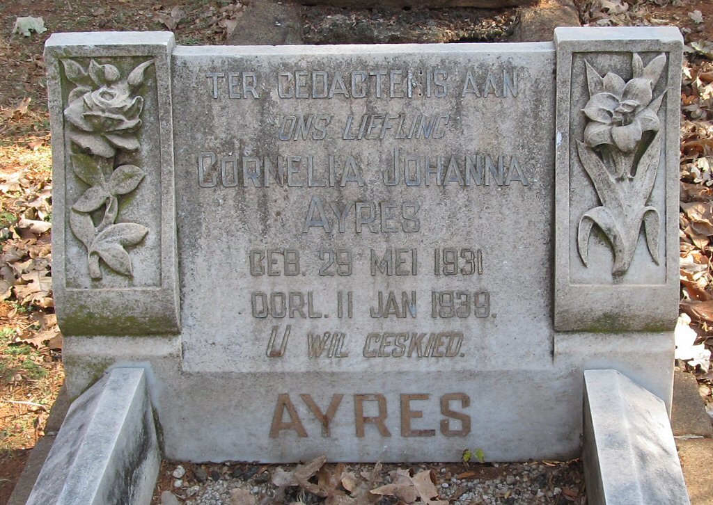 AYRES Cornelia Johanna 1931-1939