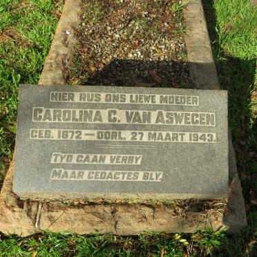 ASWEGEN Carolina C., van 1872-1943