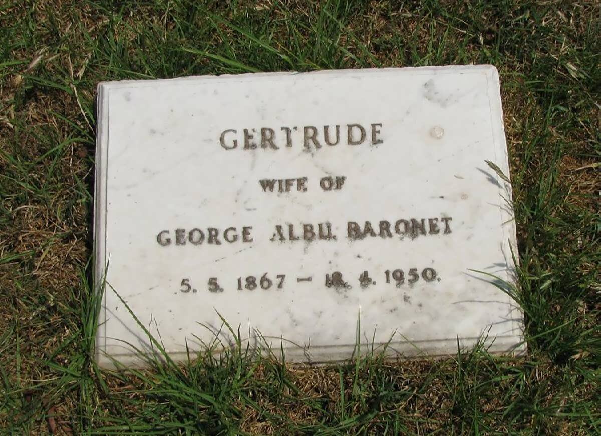 ALBU Gertrude 1867-1950
