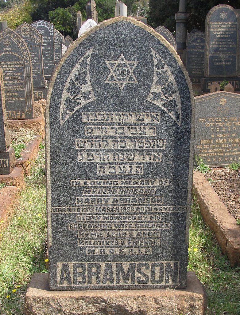 ABRAMSON Harry -1923