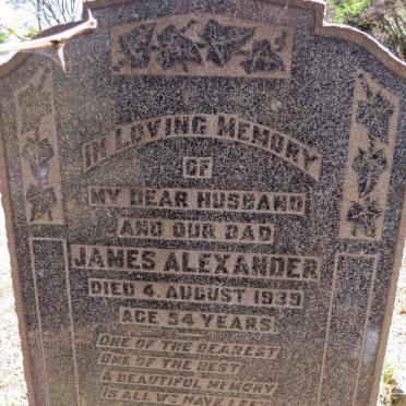 ALEXANDER James -1939